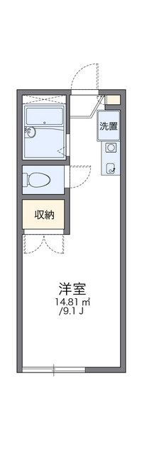 レオパレスこやなぎ 間取り図