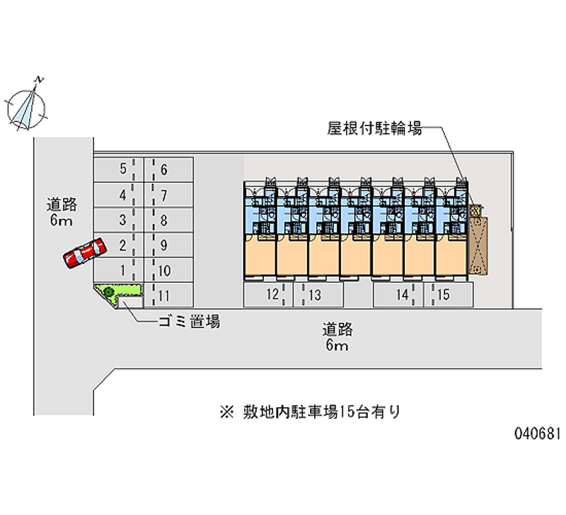 レオパレスユーダイ 月極駐車場