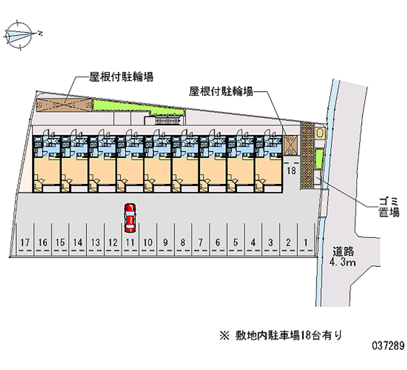 37289月租停車場