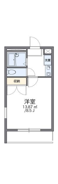 レオパレスイケダ 間取り図