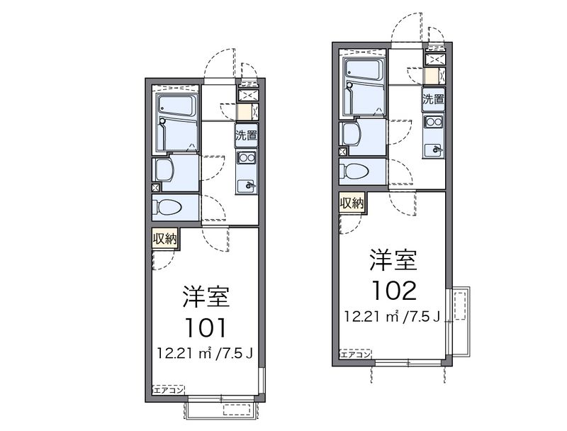 クレイノエレガンテⅢ 間取図