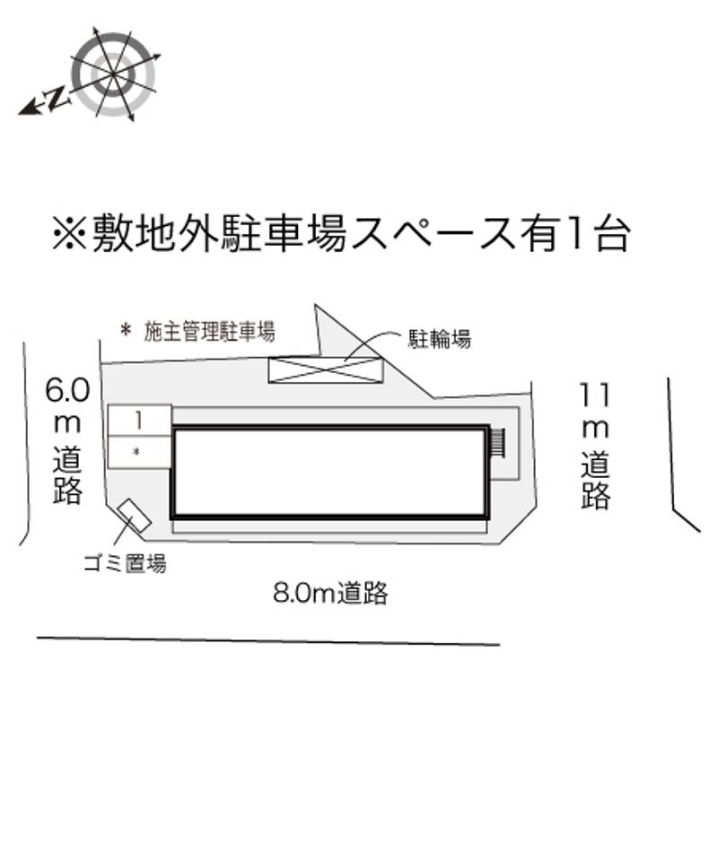 レオパレスフィオレ 配置図