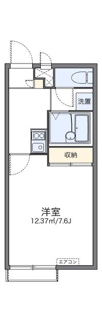 レオパレス上滝野レジェンド 間取り図