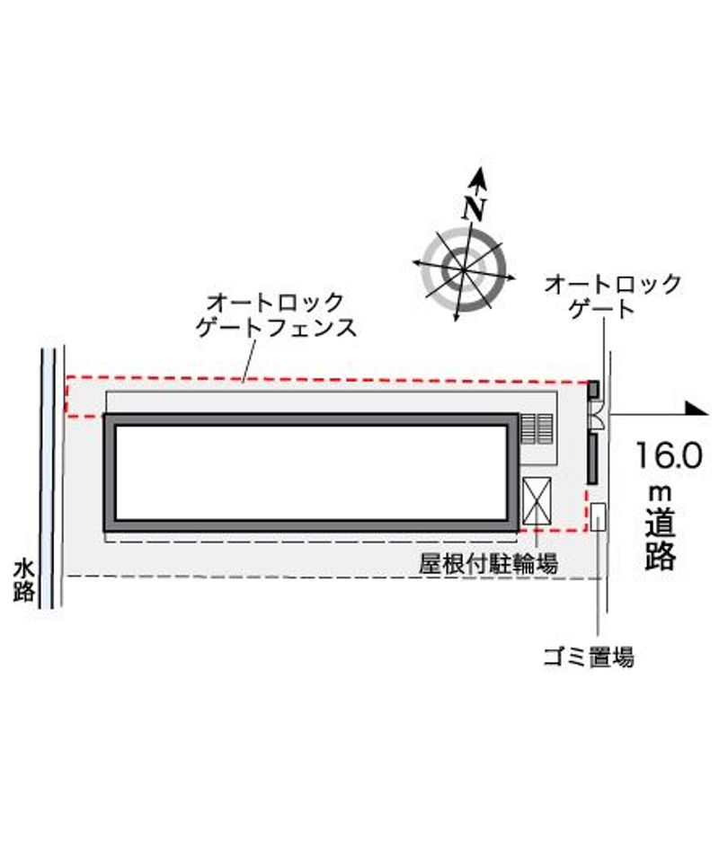 レオパレス輝 配置図