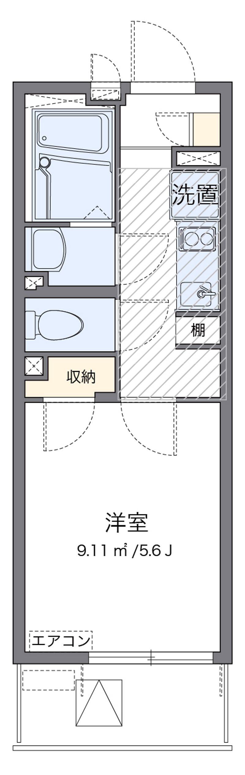 レオネクストＹＡＭ 間取図