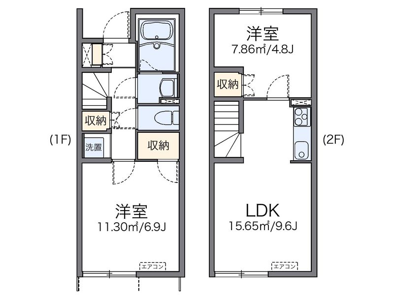 レオネクスト富士見が丘 間取図