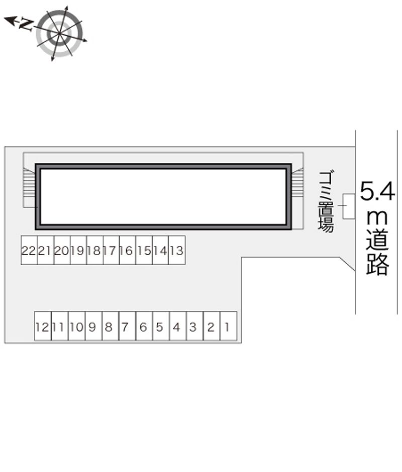 レオパレス御殿 駐車場