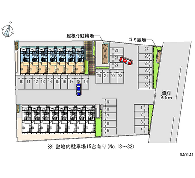 40141 Monthly parking lot