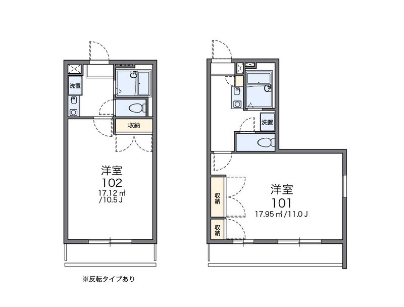 レオパレス源 間取図