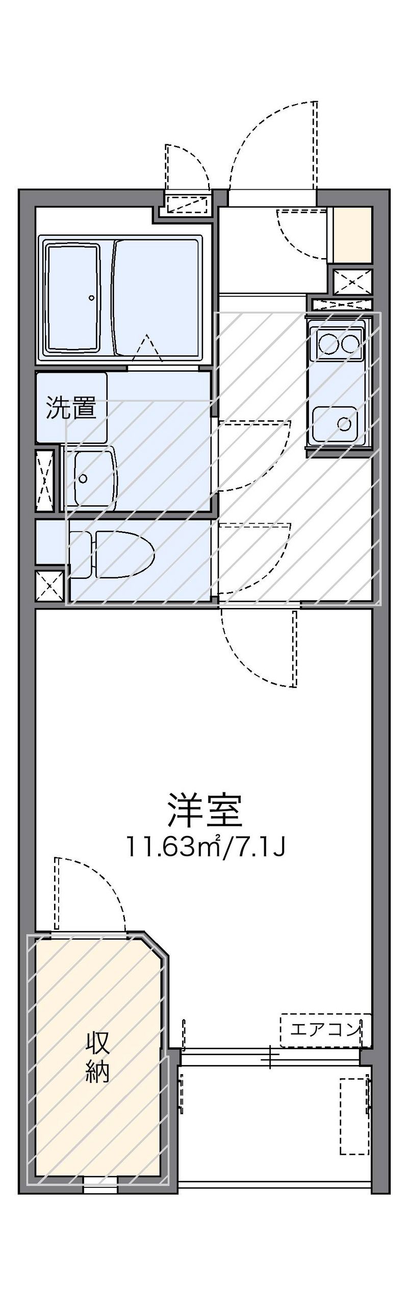 レオネクストアベニール麻生Ⅰ 間取り