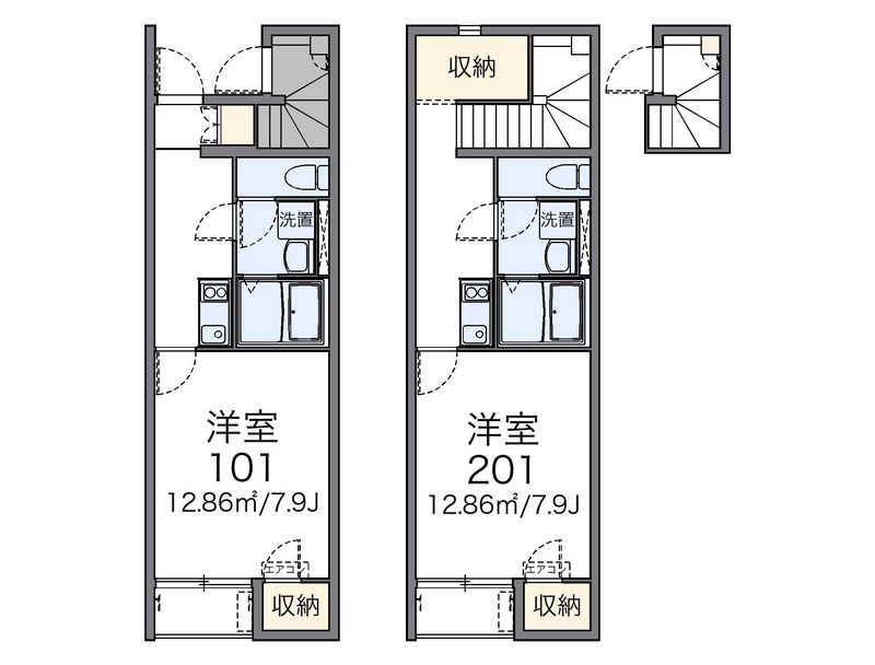 レオネクストＨＡＪＩＭＥ　Ⅲ 間取図