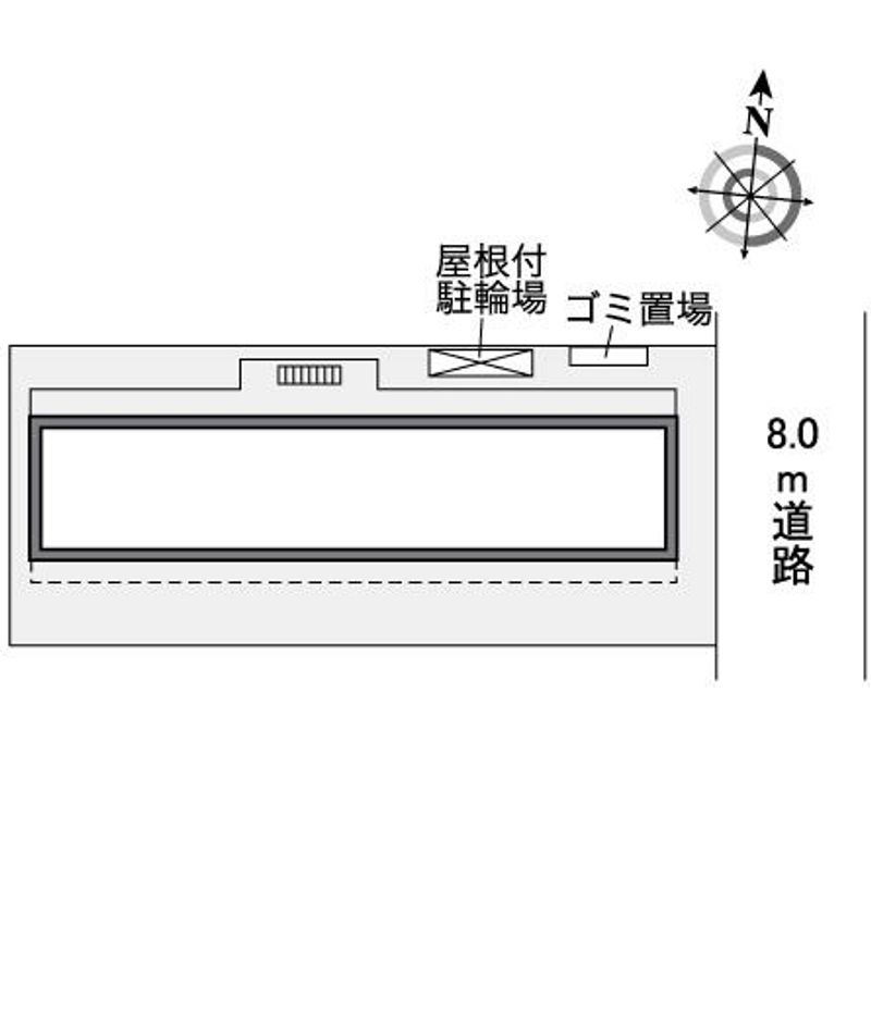 レオパレス三島広小路 配置図