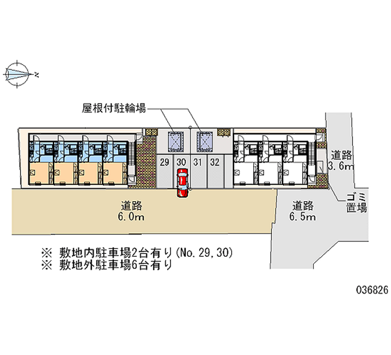 36826 Monthly parking lot