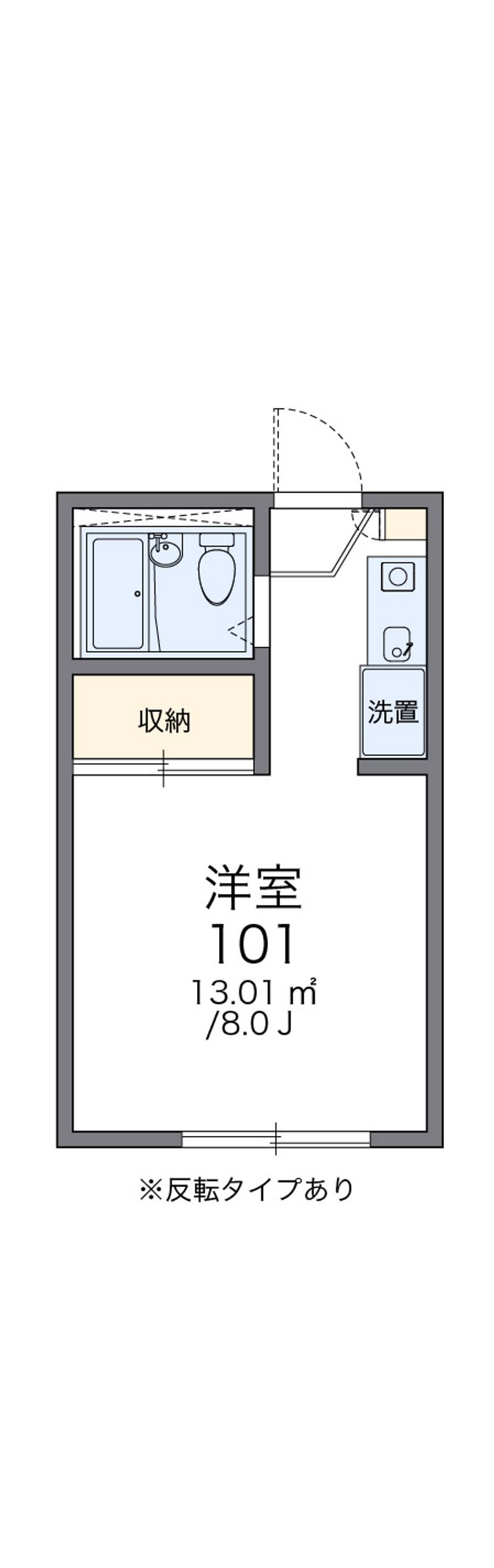 レオパレスジョイフルＭ 間取図