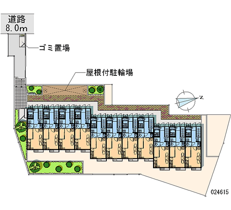 レオパレスネオライフ江古田 区画図