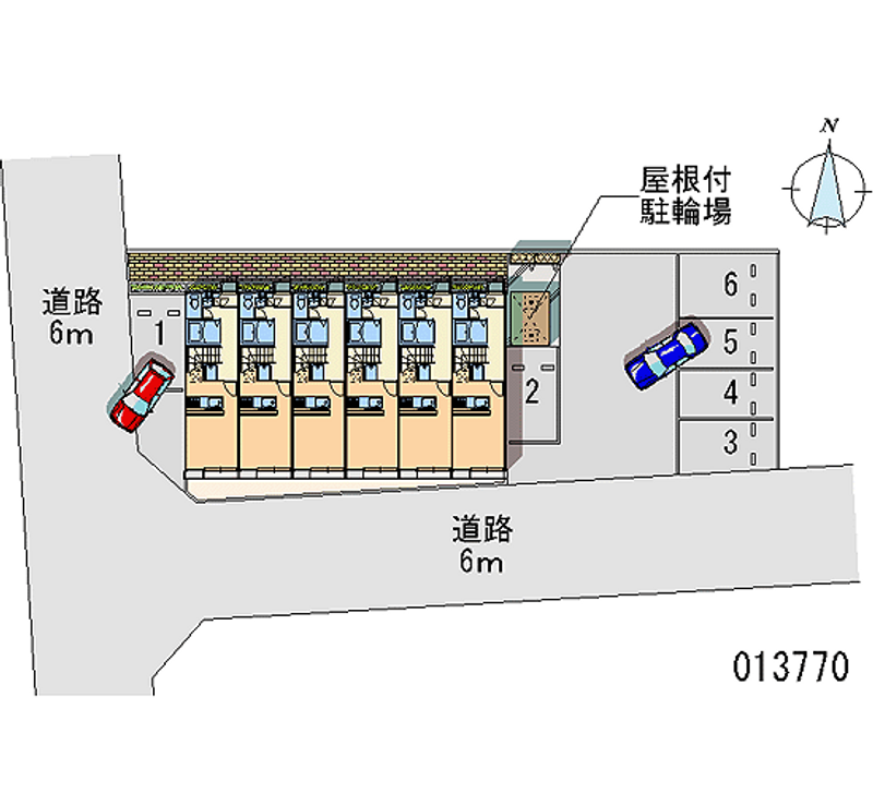 レオパレスセレッソ 月極駐車場