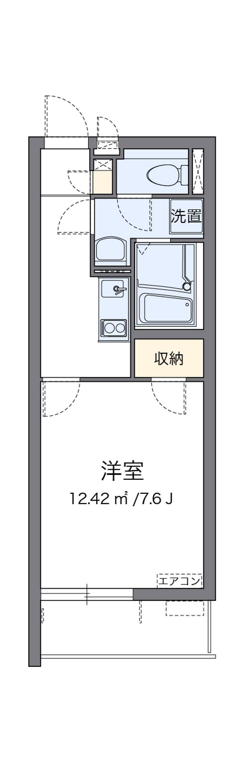 クレイノフェリス 間取図