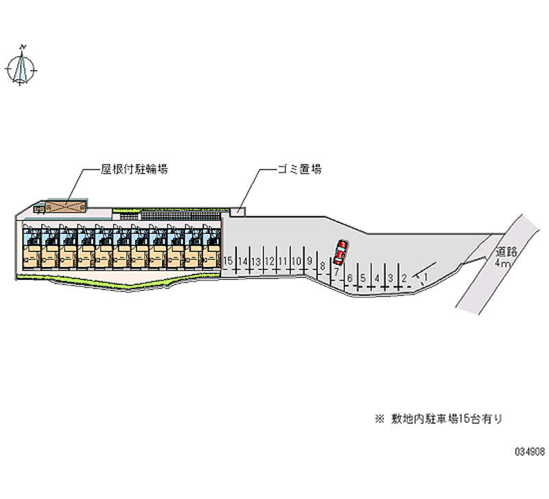 レオパレスｒｅｖｅ 月極駐車場