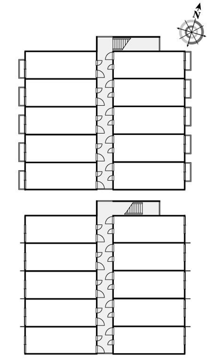 レオパレスさくら 間取り配置図