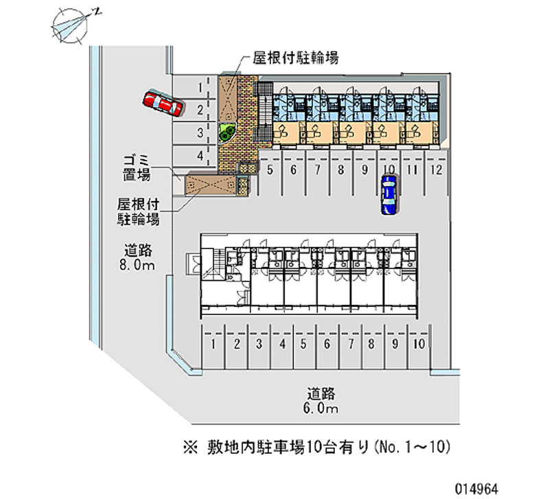 レオパレスセジュールコート　チヨダ２１ 月極駐車場