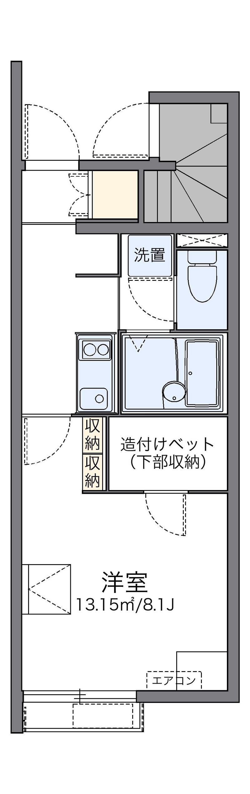 レオネクストセントラルささ山 間取図