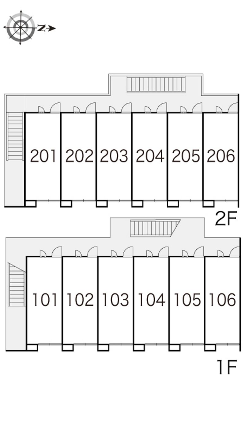 レオパレスサイレント 間取り配置図