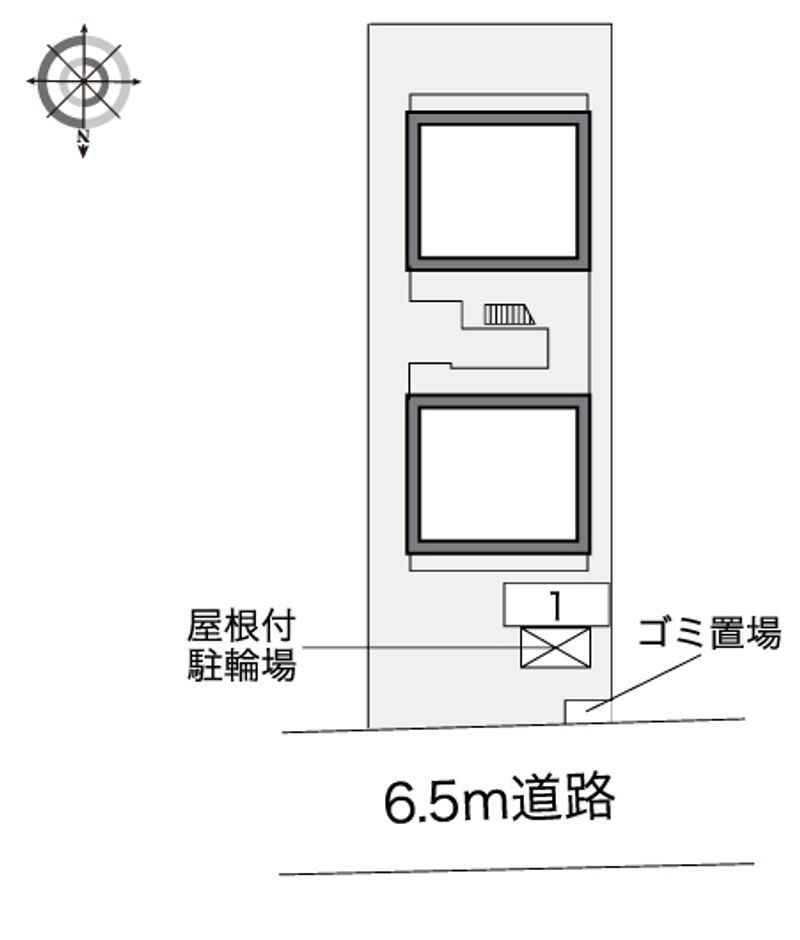 レオパレスはるる 配置図