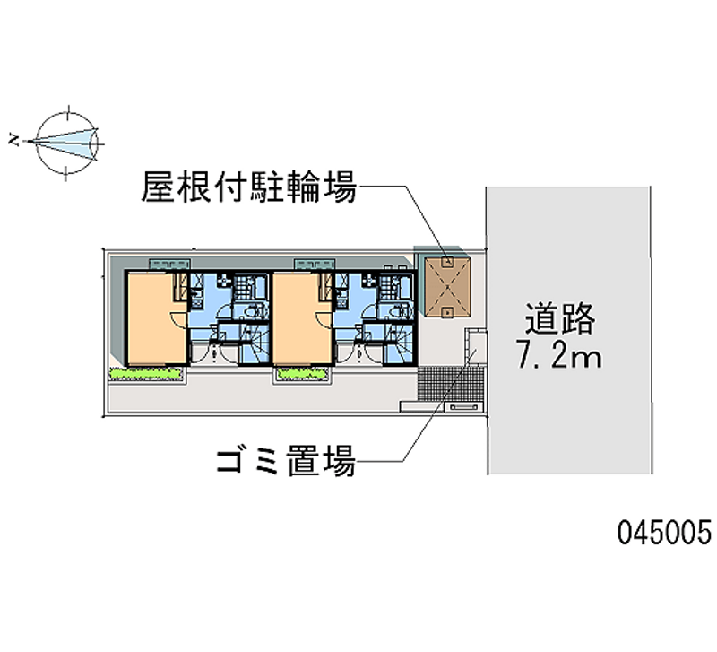 レオネクストＲｏｓｅｔｔａ 区画図