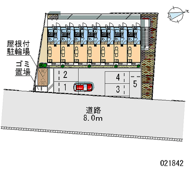 レオパレスマインハイム 月極駐車場