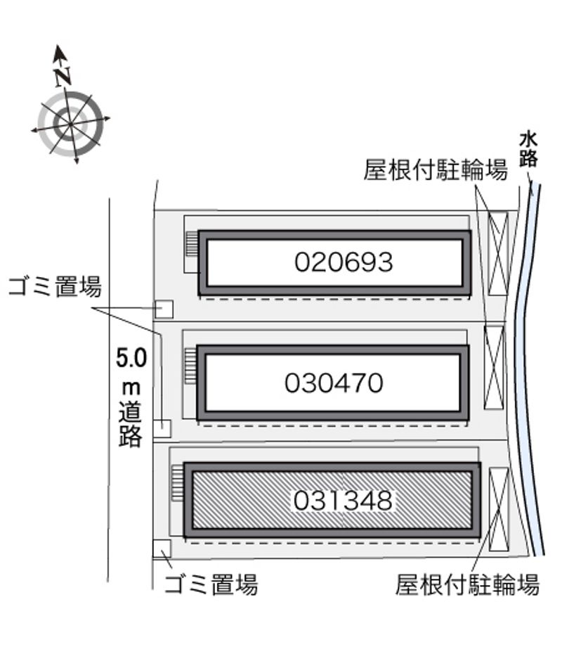 レオパレスデネブ 配置図
