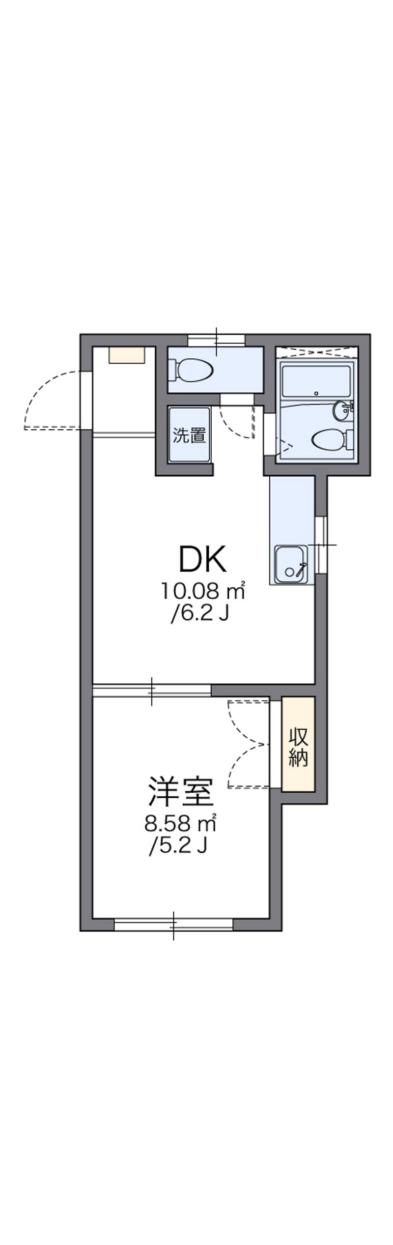 レオパレス５＆５ 間取図