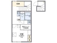 レオパレスウィンドミル 間取り図