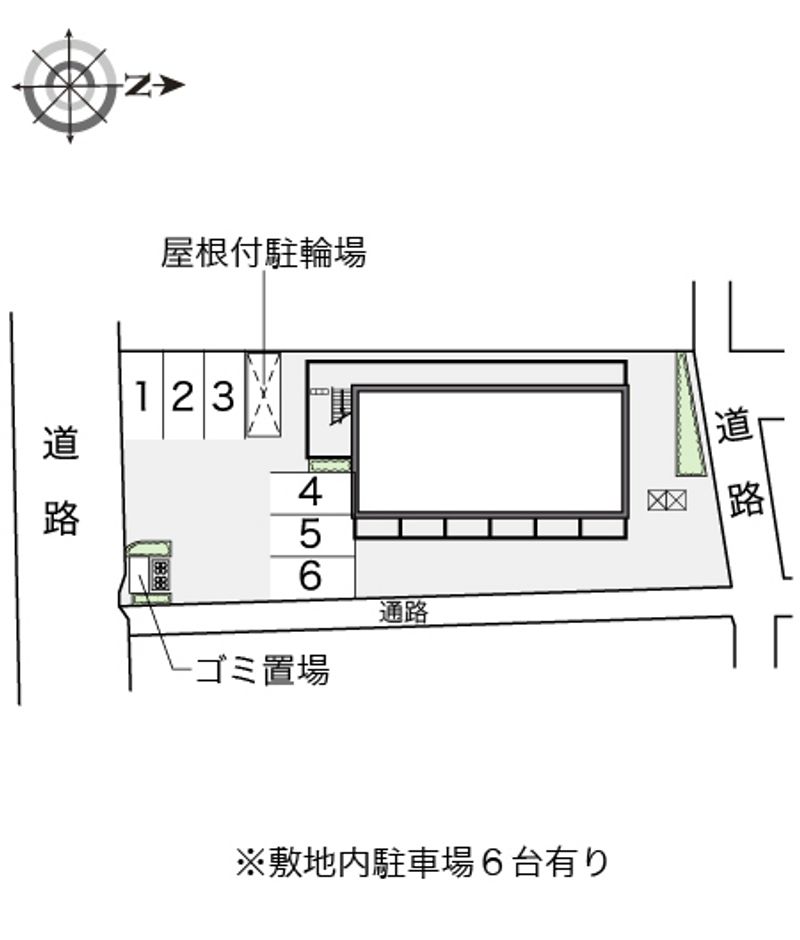 レオパレスナザレ 配置図