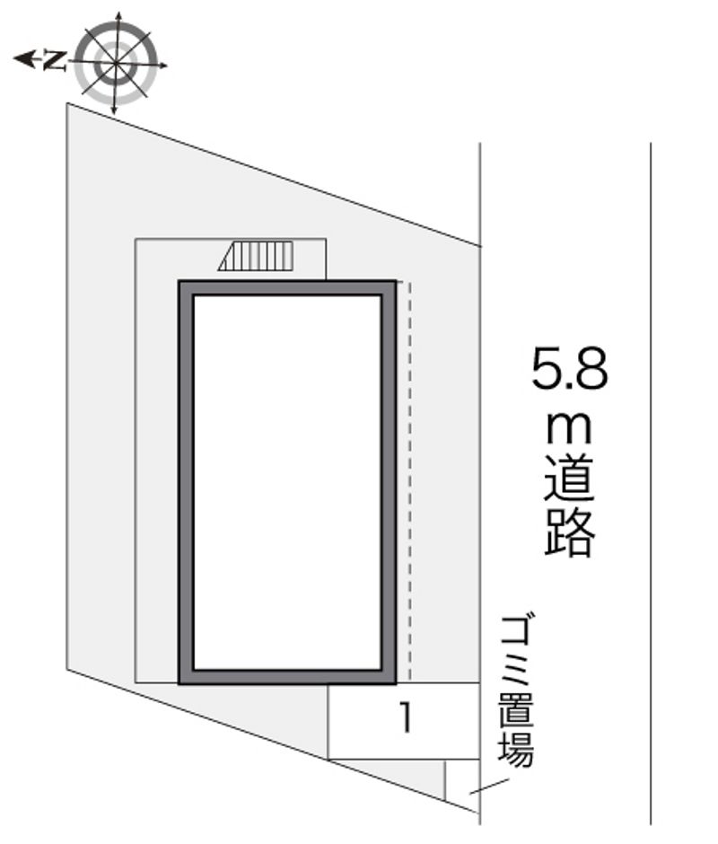 レオパレスレッドホース 配置図
