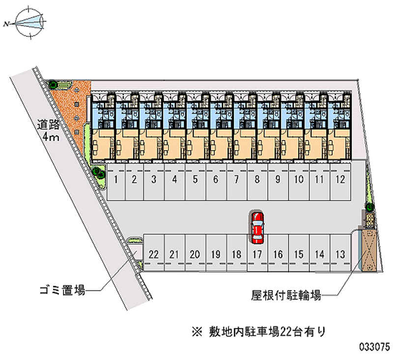 33075 Monthly parking lot