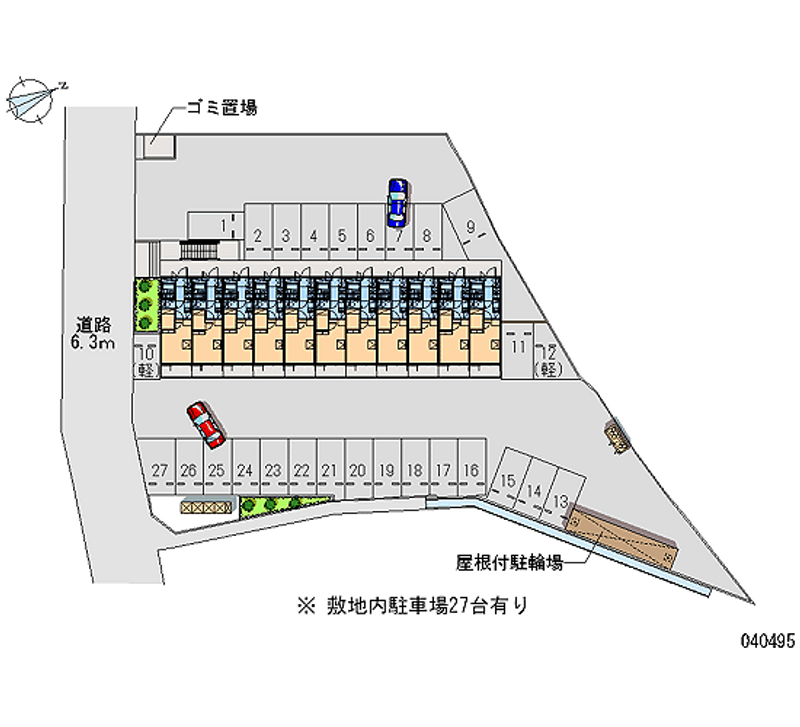 40495 Monthly parking lot