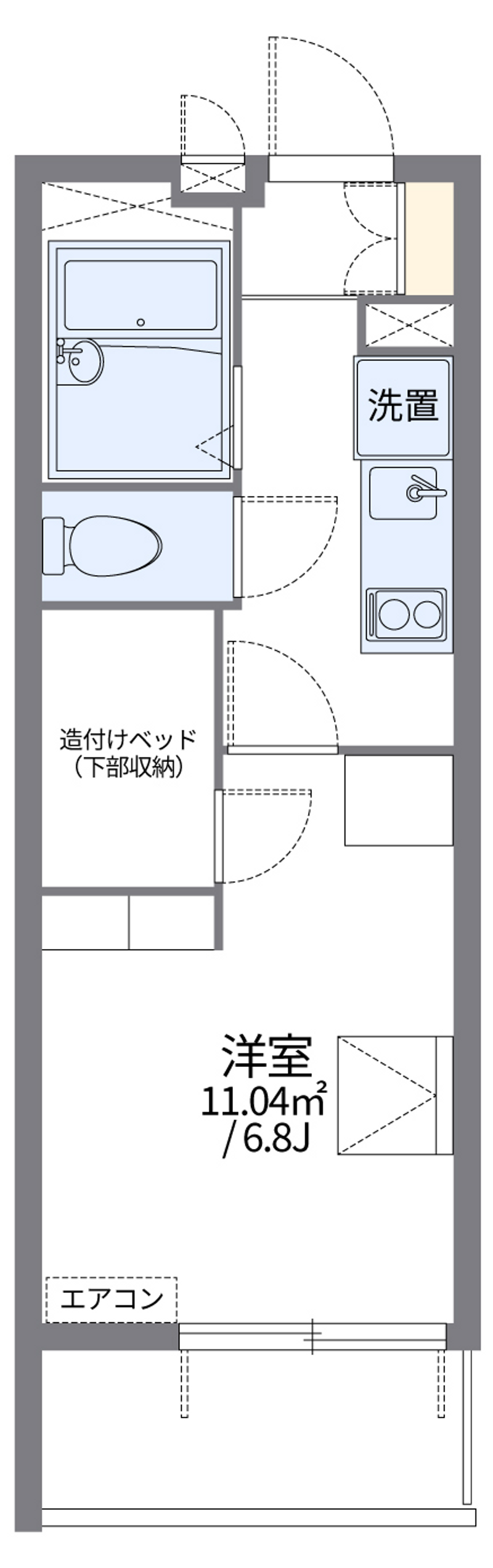レオパレスメゾン　ド　玉川 間取り