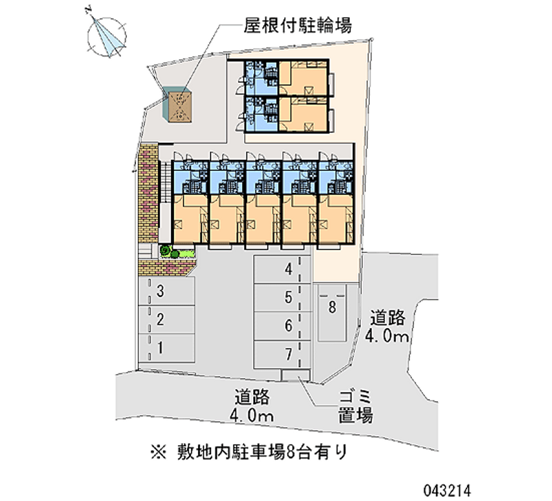 43214 Monthly parking lot