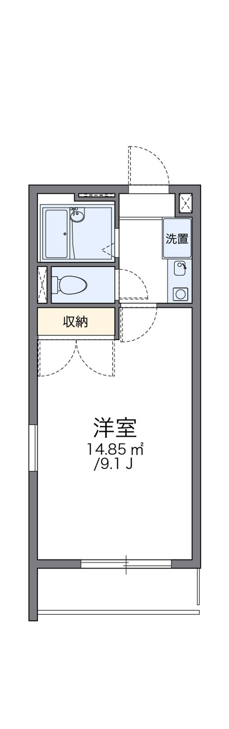 レオパレスソフィア 間取図