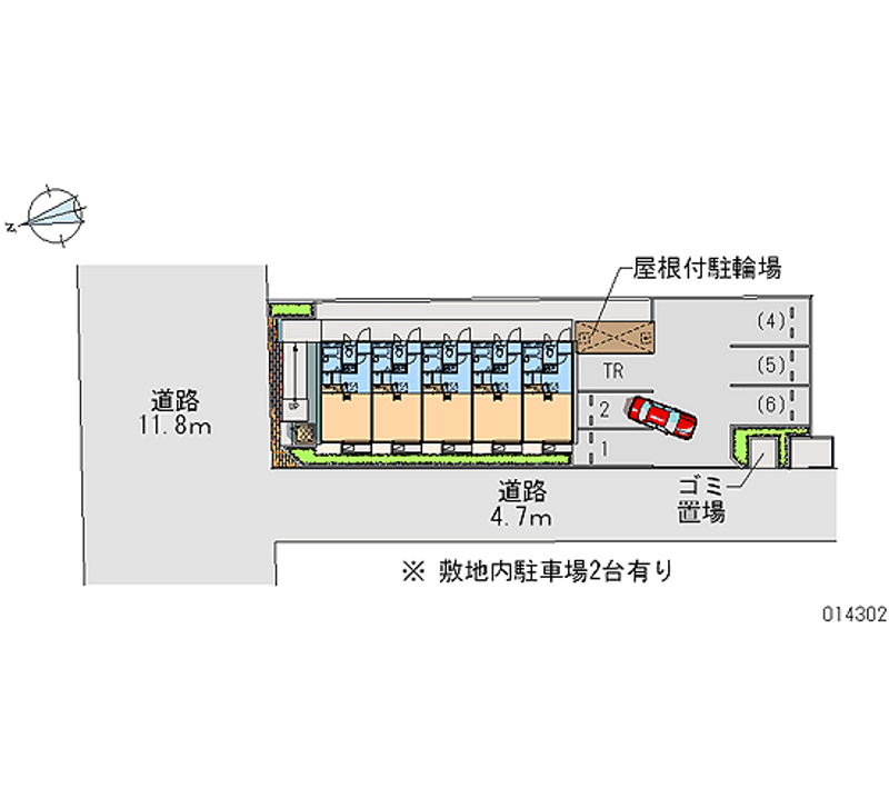 14302 Monthly parking lot