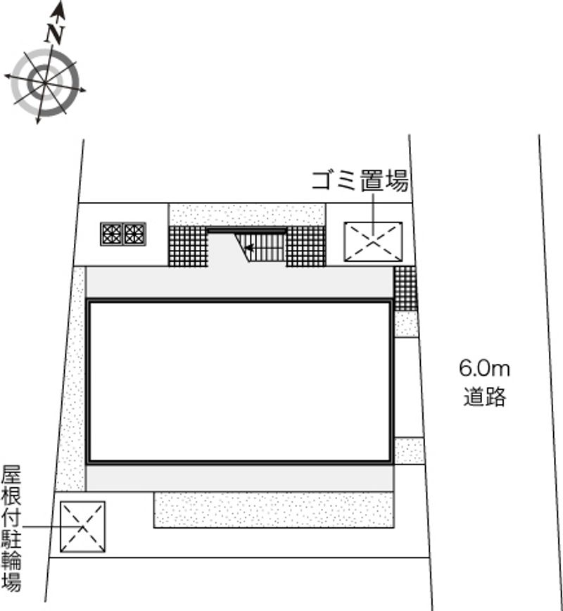レオパレス東進 配置図