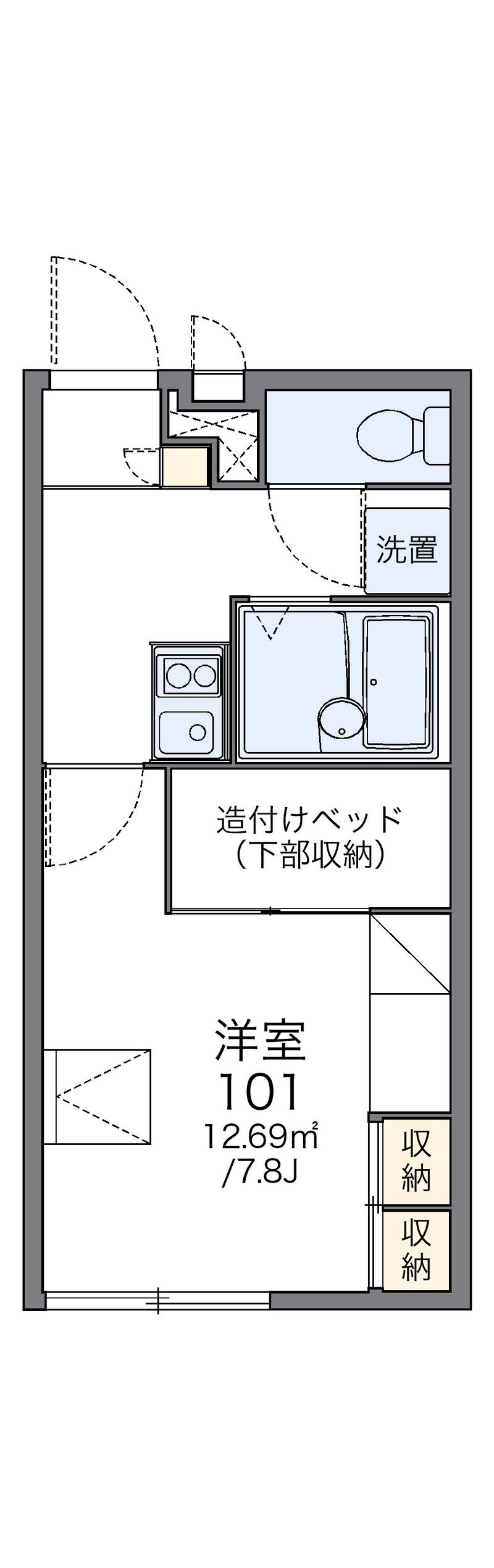 レオパレスＲ　Ｓ　Ｃ 間取図