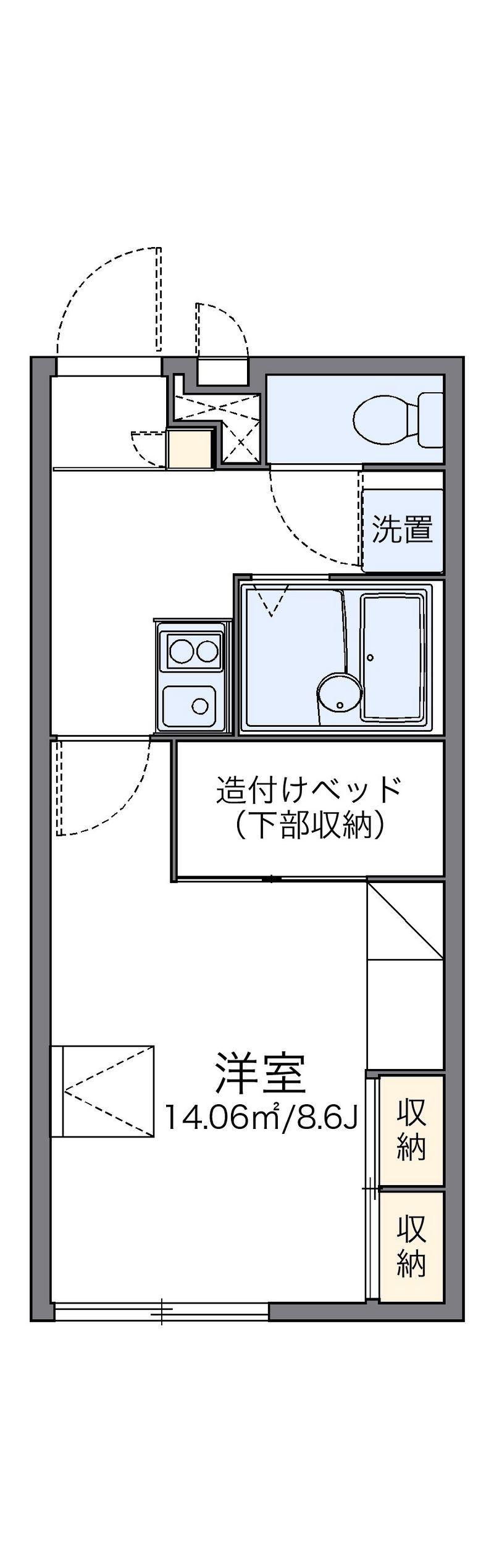 レオパレスＴＷ 間取図