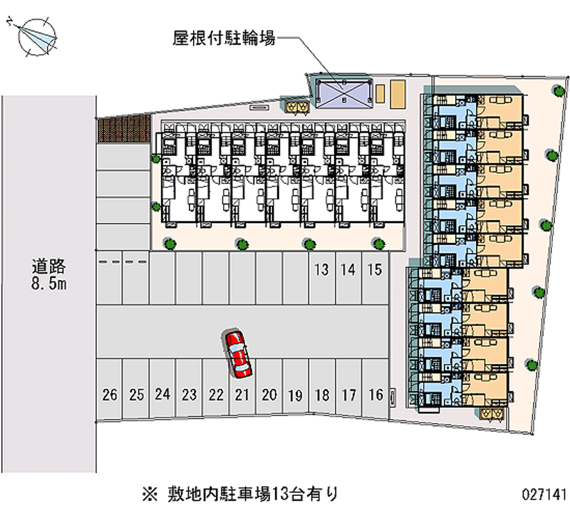 レオパレスＶｅｇｅｔａｂｌｅＩ 月極駐車場