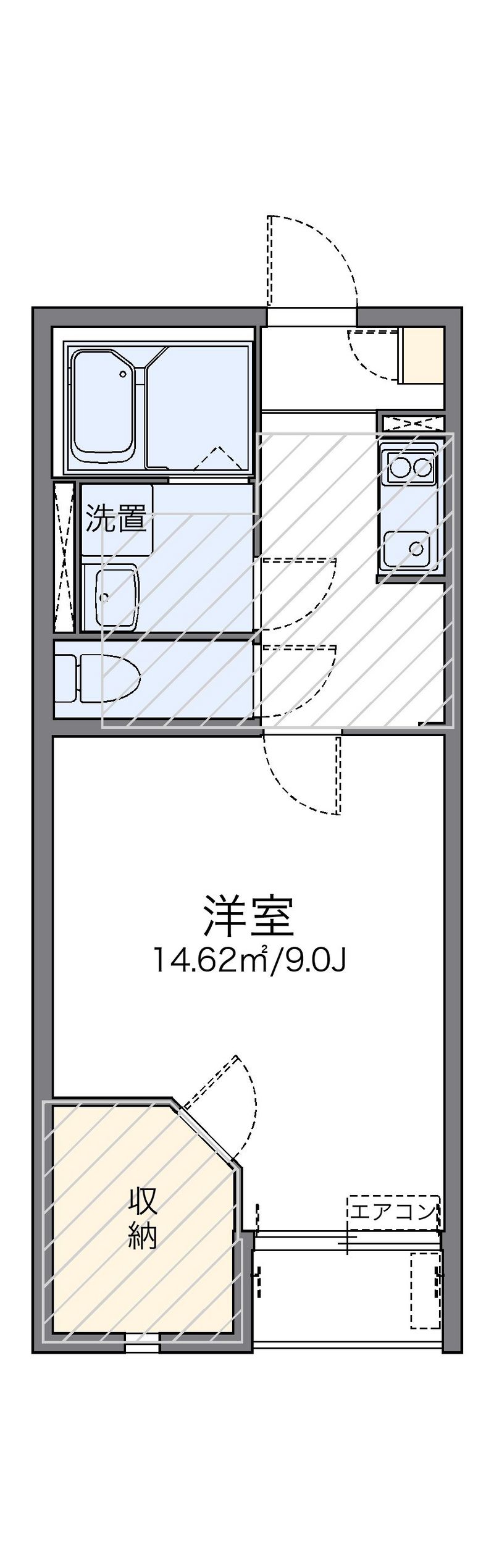 レオネクストエスペランサⅡ 間取図