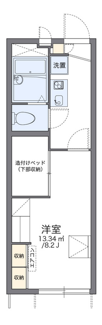 レオパレスフィオーレ 間取り図