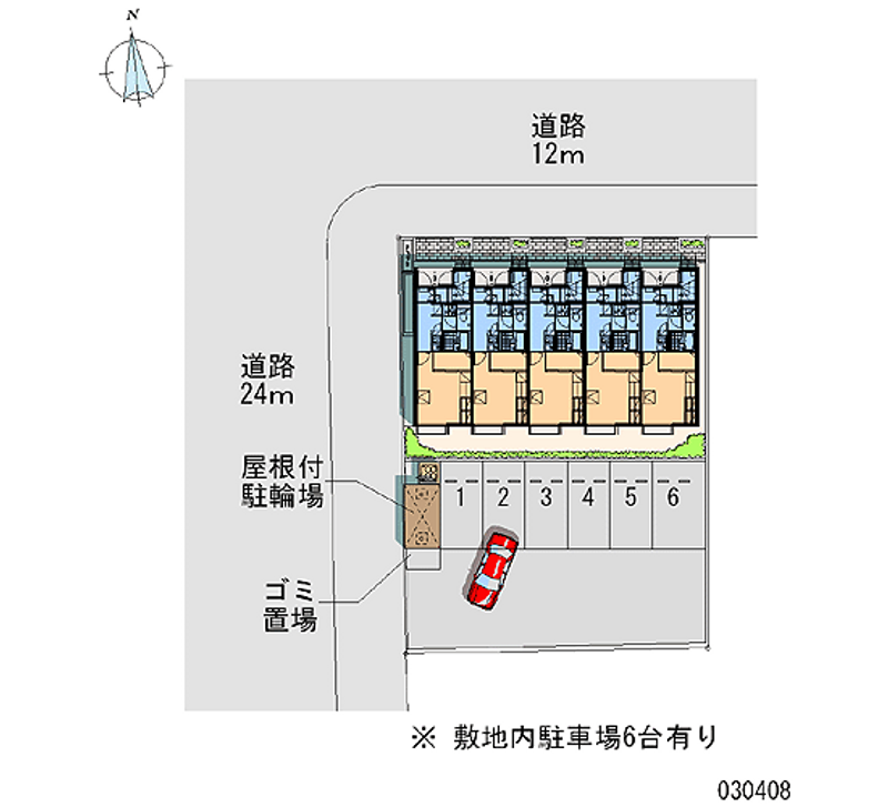 レオパレス山の辺 月極駐車場