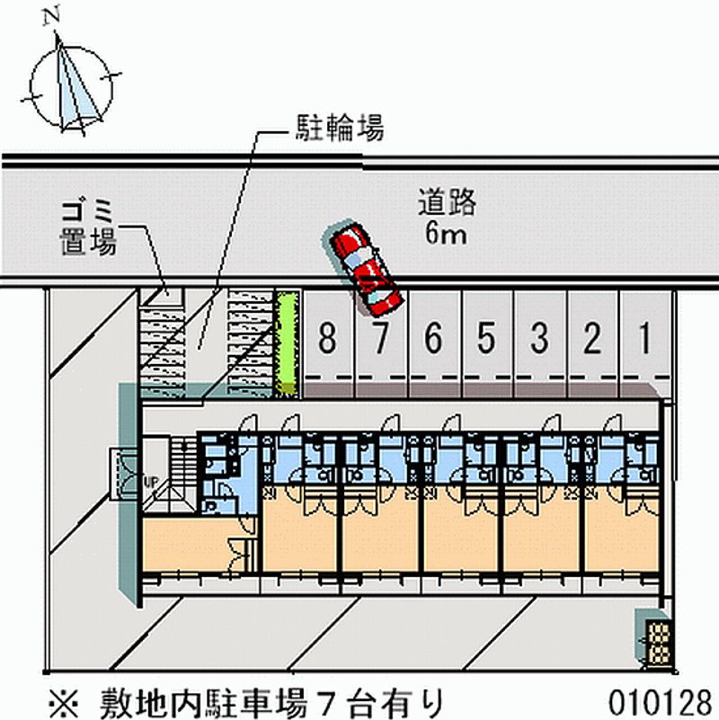 レオパレス永井Ⅲ 区画図