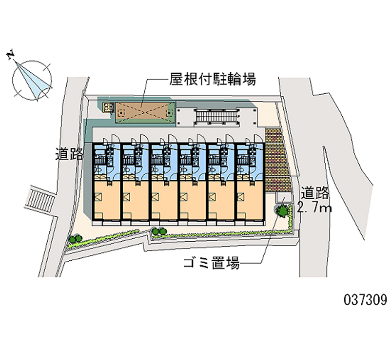 レオパレスＴＳＵＫＵＤＡ 共用部分