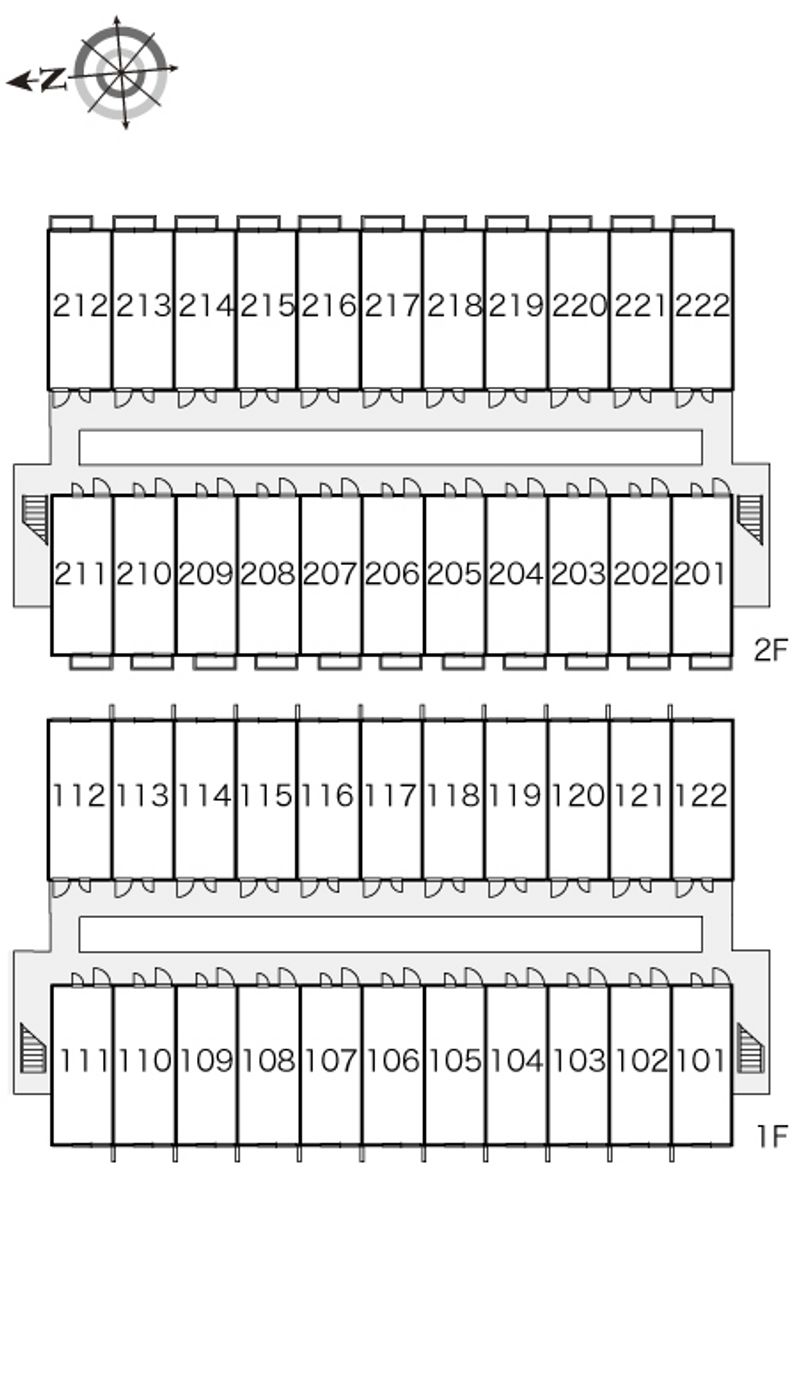 レオパレスアードゥラー 間取配置図